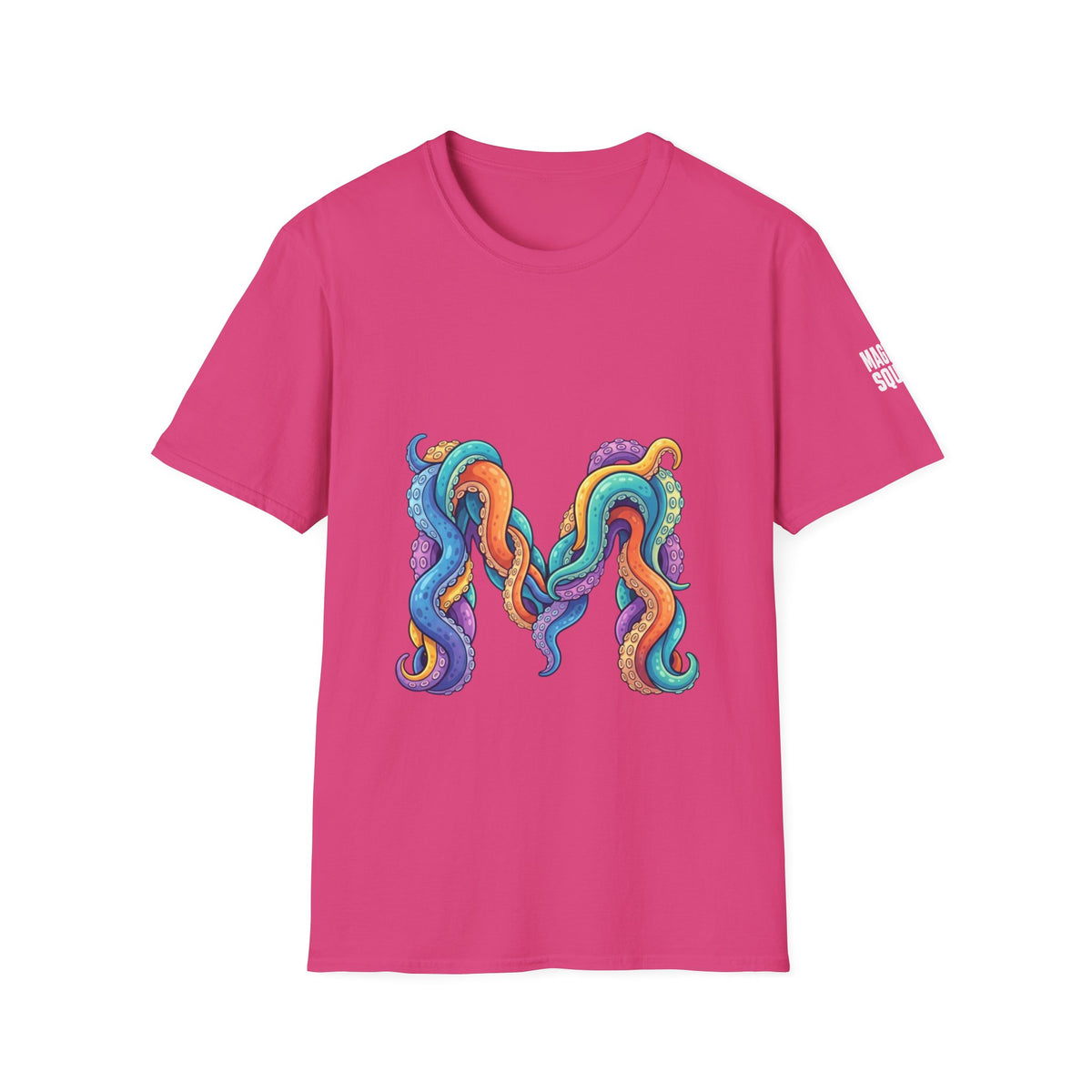 Squid Tentacles Graphic T-Shirt — Colourful Marine Illustration Tee