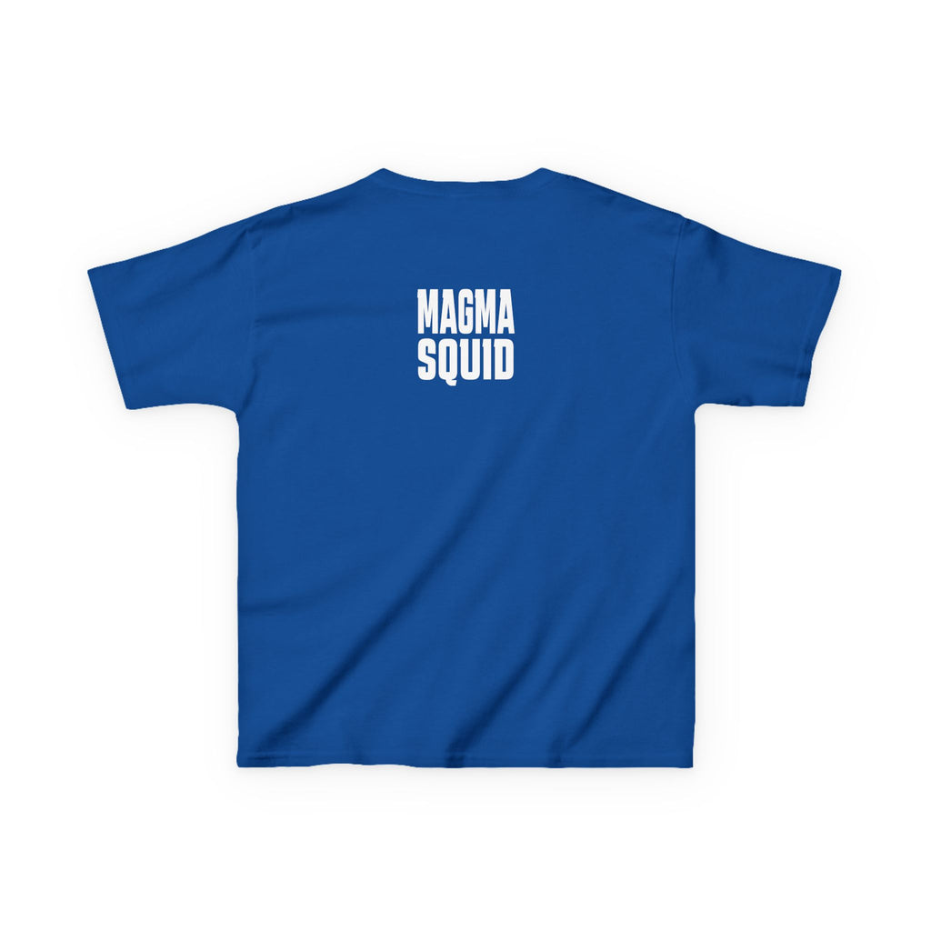 Kids 'M' Colourful Squid Tentacle Tee — Magma Squid Logo Kids T‑Shirt
